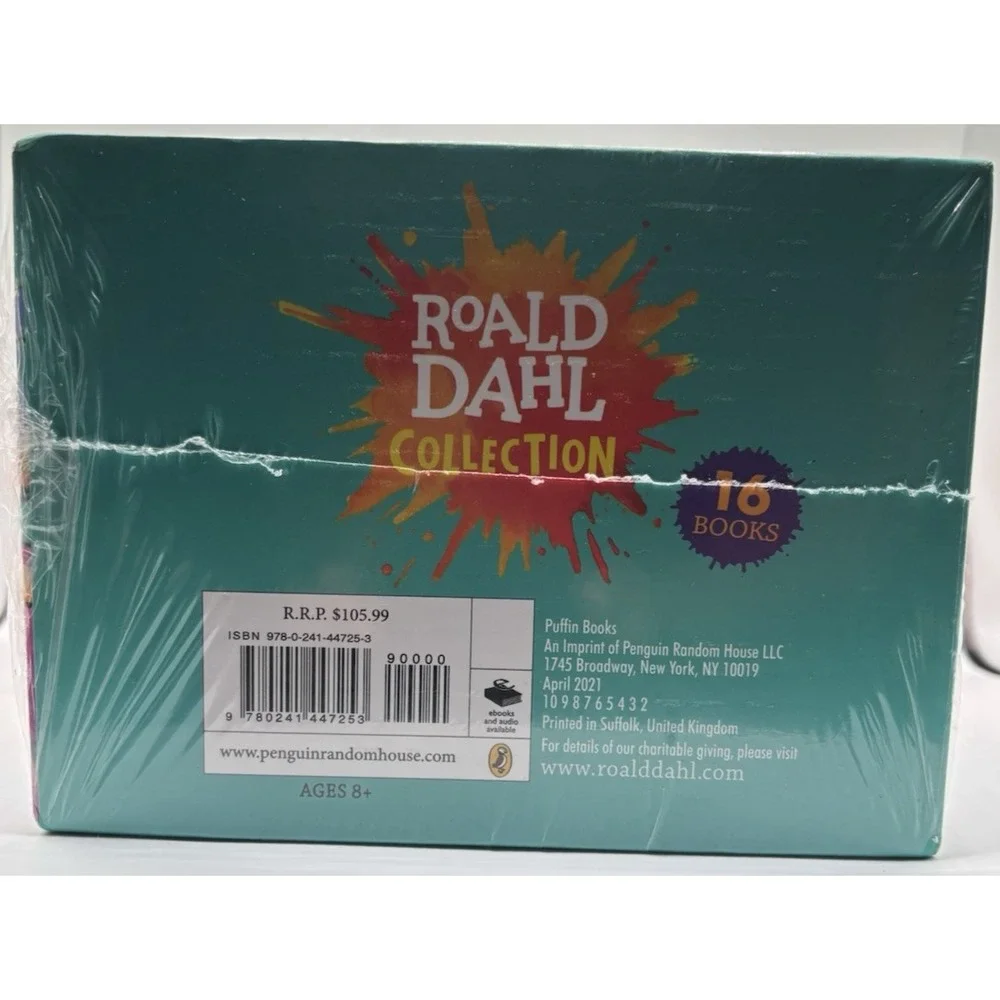 16 Book Boxset Roald Dahl Charlie & The Chocolate Factory Great Glass‎ Elevator